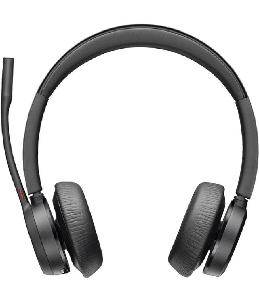 HP Auriculares Poly Voyager 4320-M con certificación para Microsoft Teams + llave BT700 + soporte de carga