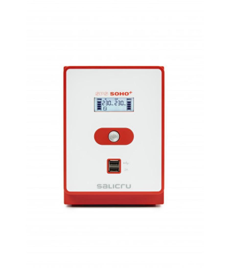 Salicru sps 1200 soho+ iec – sistema de alimentación ininterrumpida (sai/ups) de 1200 va line-interactive y con doble cargador u