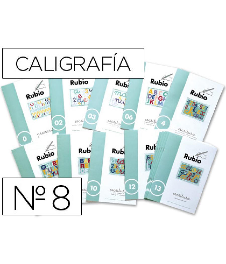 Cuaderno rubio caligrafia nº 8