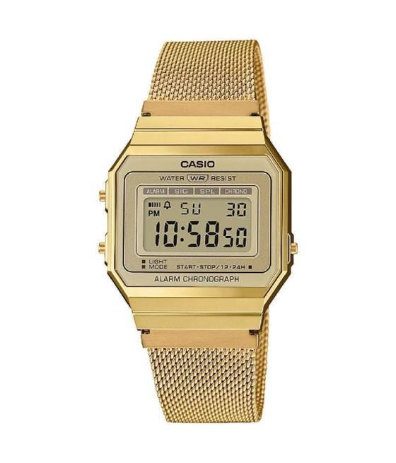 Reloj digital casio vintage iconic a700wemg-9aef/ 37mm/ dorado