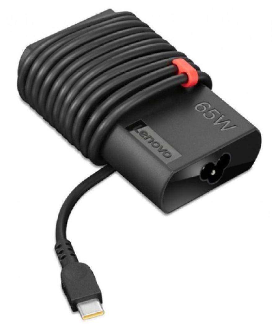 Lenovo 4X20V24678 adaptador e inversor de corriente Interior 65 W Negro