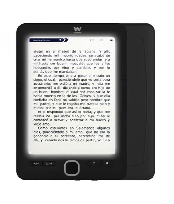 Woxter libro electrónico scriba 195 c/ pantalla retroiluminada negro
