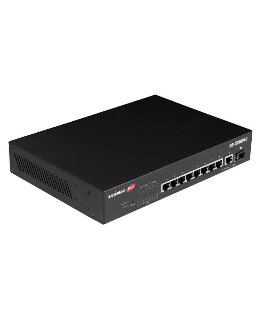 Edimax gs-5210plg switch 10xgbe lr poe+ (1xsfp)