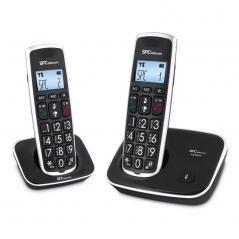 Teléfono Inalámbrico SPC Comfort Kaiser 7609N/ Pack DUO/ Negro - Imagen 1