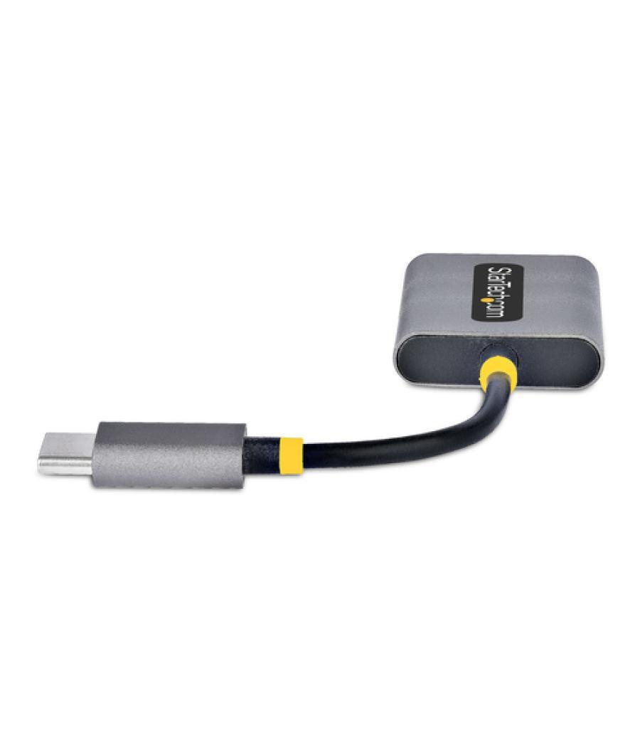 StarTech.com Divisor USB-C de Auriculares - Adaptador USB Tipo C a 2 Auriculares - Multiplicador para Dos Auriculares con Micróf