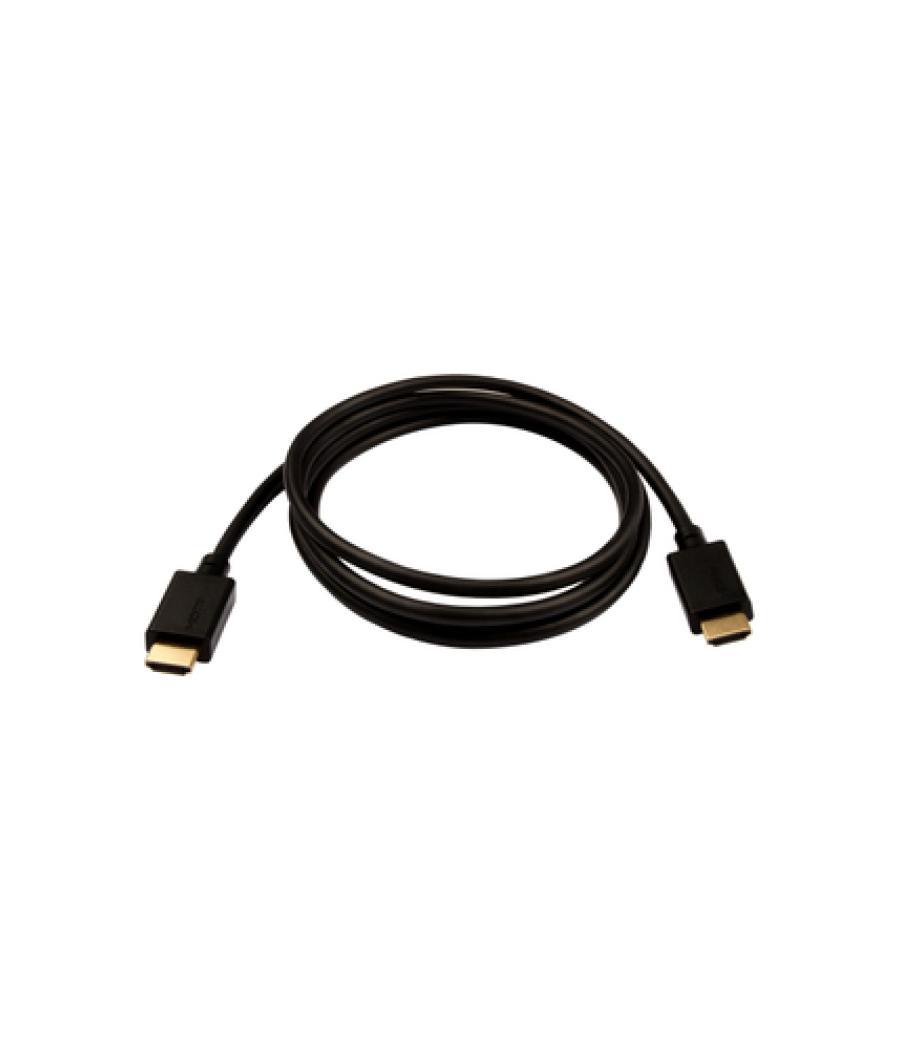 V7 Cable de vídeo negro Pro HDMI macho a HDMI macho 2m