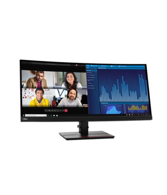 Lenovo ThinkVision P34w-20 LED display 86,7 cm (34.1") 3440 x 1440 Pixeles Wide Quad HD Negro