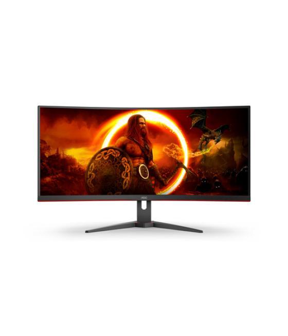 AOC G2 CU34G2XE/BK pantalla para PC 86,4 cm (34") 3440 x 1440 Pixeles Negro, Rojo