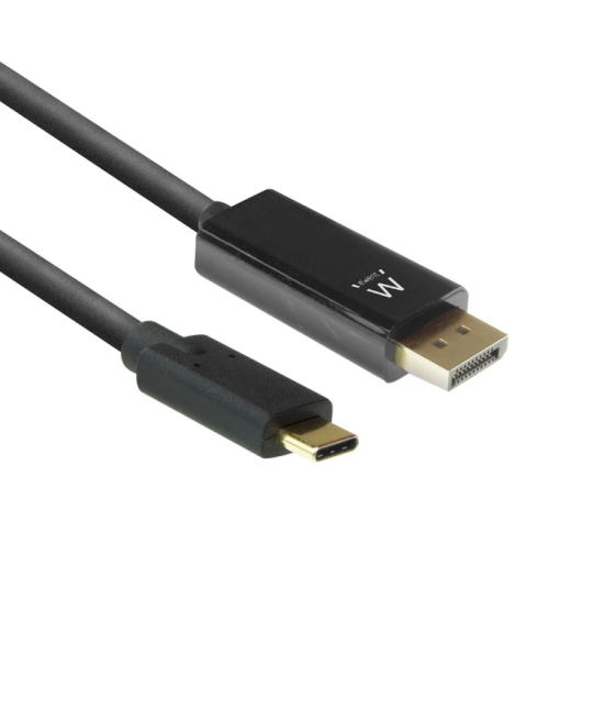 Cable adaptador grafico usb tipo c dp 4k @ 60hz, longitud de 2,0 metros.