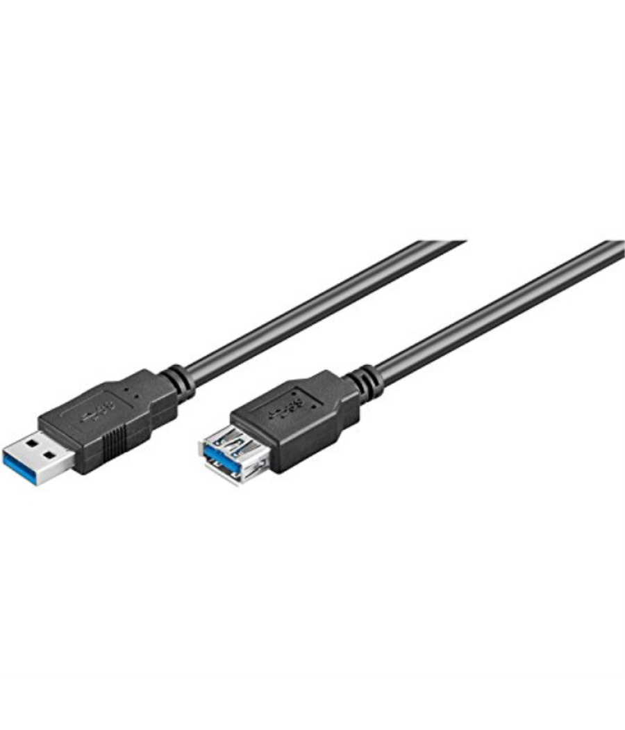 Cable de extension usb 3.0 a a a m/f de 1,0 metro.