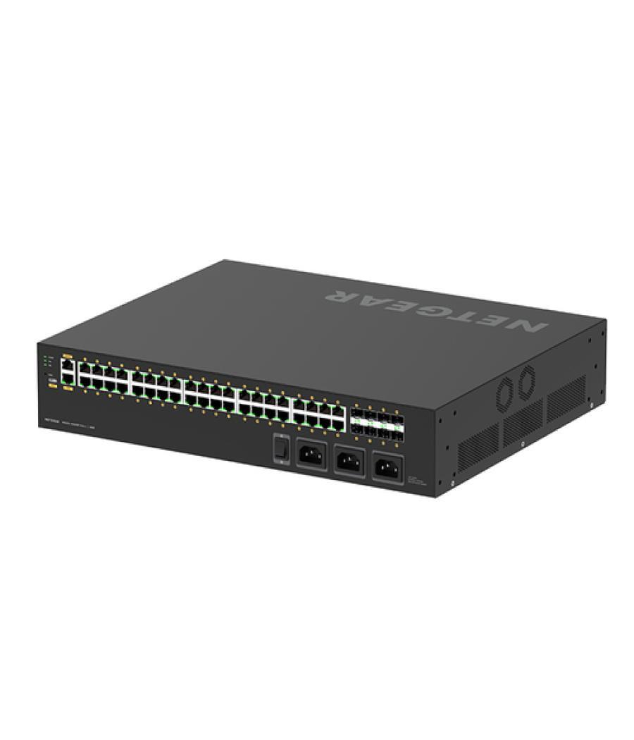 Netgear M4250-40G8XF-PoE++ Gestionado Gigabit Ethernet (10/100/1000) Energía sobre Ethernet (PoE) 2U Negro