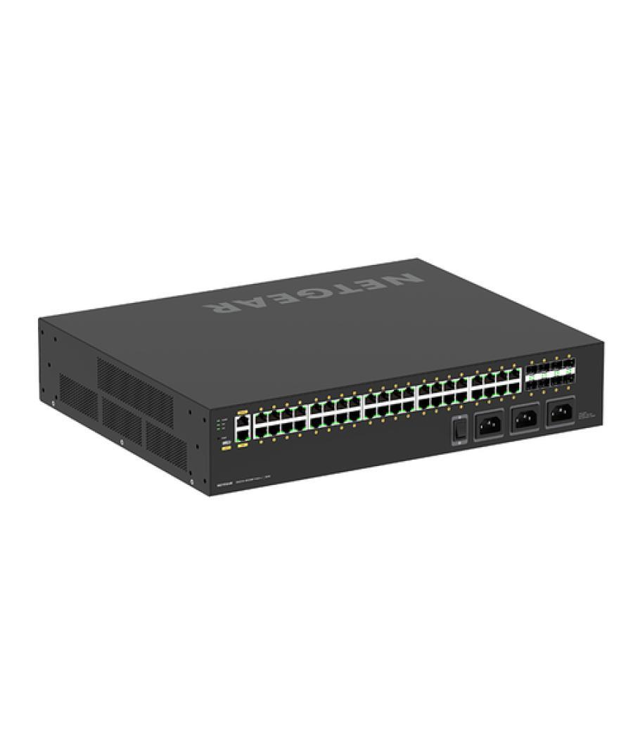 Netgear M4250-40G8XF-PoE++ Gestionado Gigabit Ethernet (10/100/1000) Energía sobre Ethernet (PoE) 2U Negro