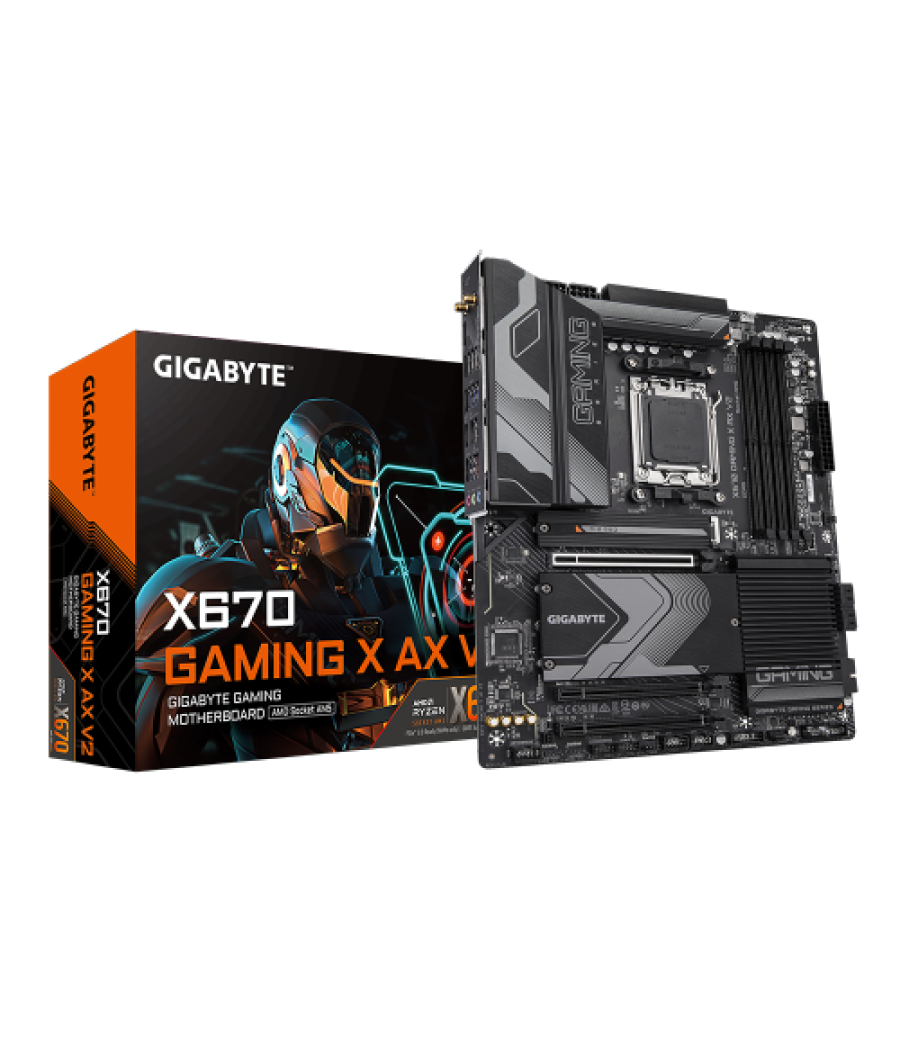 Gigabyte x670 gaming x ax v2 (rev. 1.0) amd x670 zócalo am5 atx