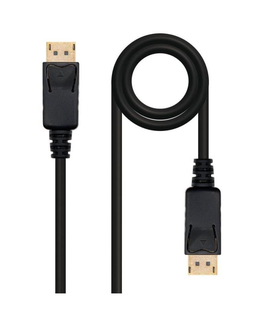 Cable displayport 1.2 4k nanocable 10.15.2305/ displayport macho - displayport macho/ 5m/ negro