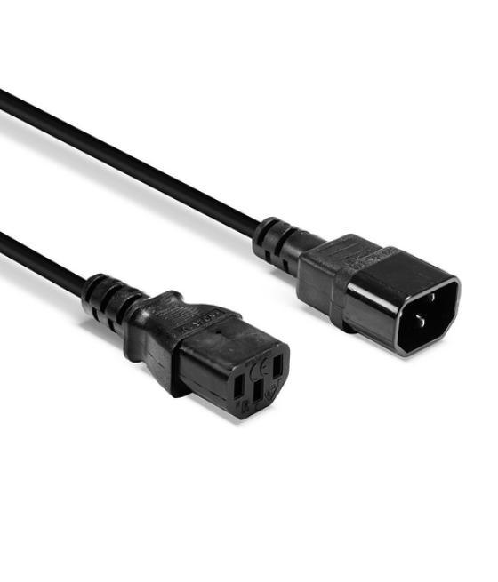 Lindy 30320 cable de transmisión Negro 0,5 m C14 acoplador C13 acoplador