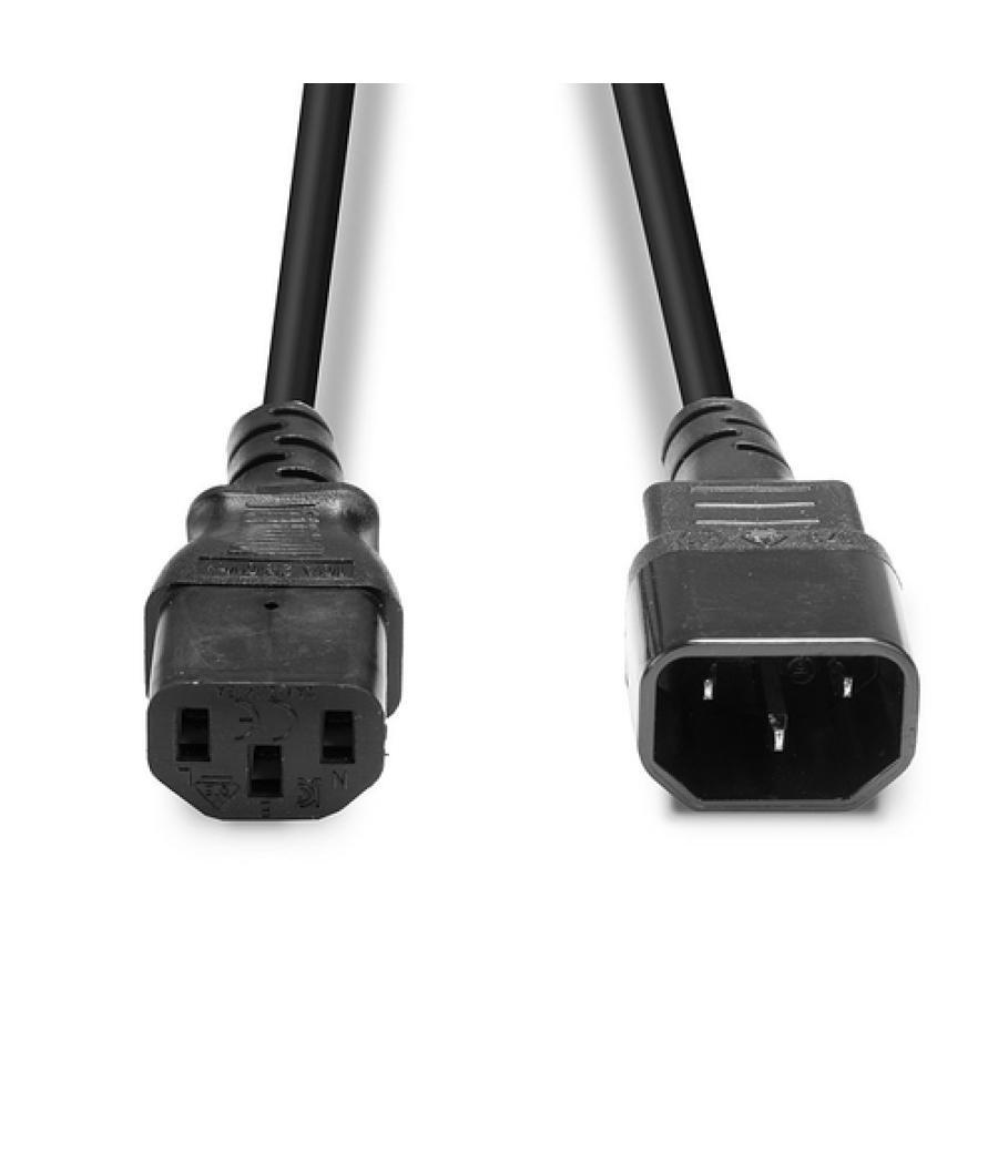 Lindy 30320 cable de transmisión Negro 0,5 m C14 acoplador C13 acoplador