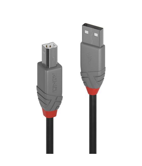 Lindy 36674 cable USB 3 m USB 2.0 USB A USB B Negro