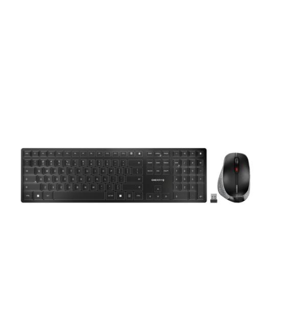 CHERRY DW 9500 SLIM teclado Ratón incluido RF Wireless + Bluetooth QWERTY Español Negro, Gris