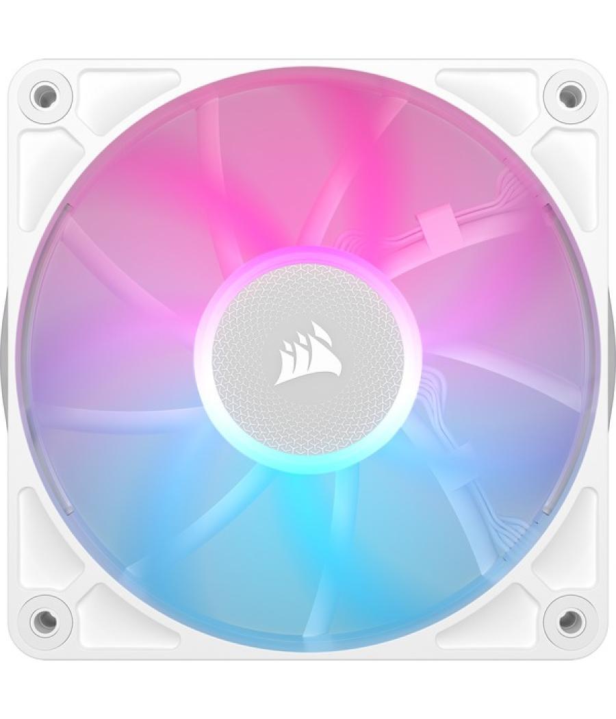 Ventilador caja corsair rx rgb series icue link rx120 rgb blanco triple pack co-9051022-ww