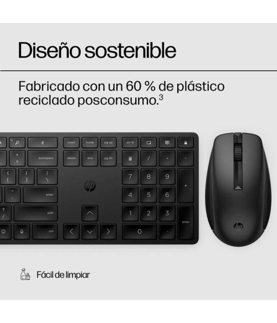 HP Combo de teclado y ratón inalámbricos 650