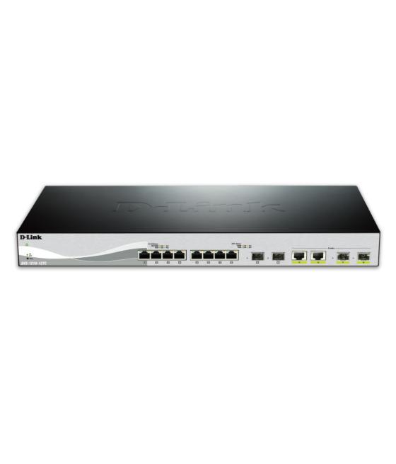 D-Link DXS-1210-12TC/E switch Gestionado L2 10G Ethernet (100/1000/10000) 1U Negro, Plata