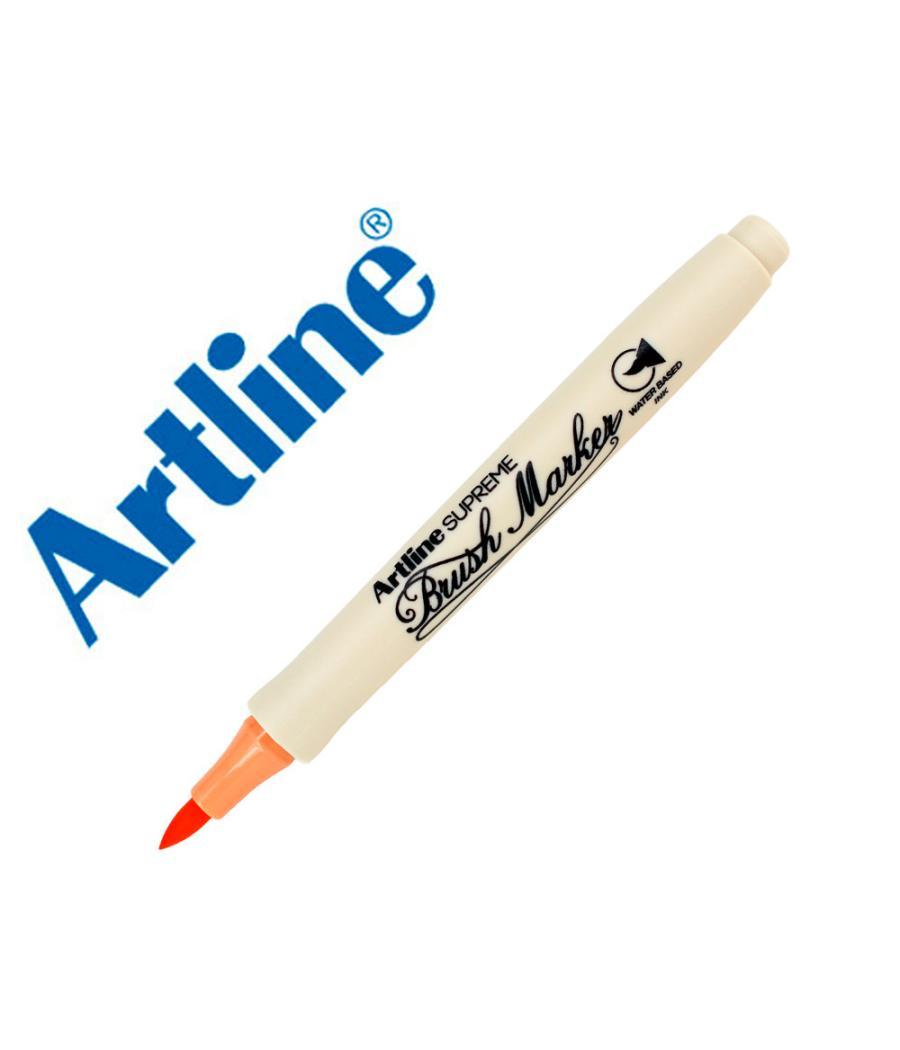 Rotulador artline supreme brush epfs pintura base de agua punta tipo pincel trazo fino albaricoque