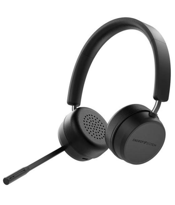 Energy auriculares c/micrófono headset office 6 inalámbricos negro