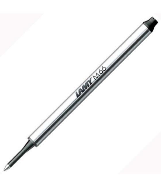 Lamy recambio rollerball m66 punta media negro