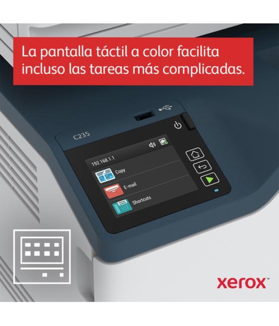 Xerox C235 A4 22 ppm Inalámbrica Copia/impresión/escaneado/fax PS3 PCL5e/6 ADF 2 bandejas Total 251 hojas