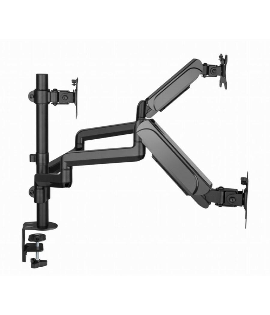 Brazo de monitor gembird ajustable de mesa para 3 monitores mov completo