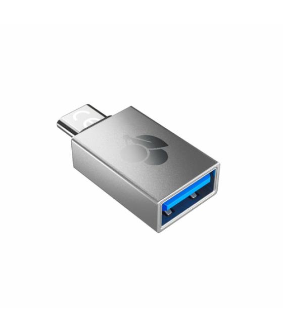 CHERRY 61710036 cambiador de género para cable USB-A USB-C Plata