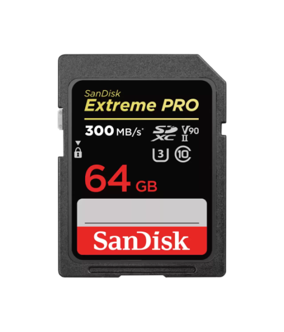 Sandisk extreme pro 64 gb sdxc uhs-ii clase 10