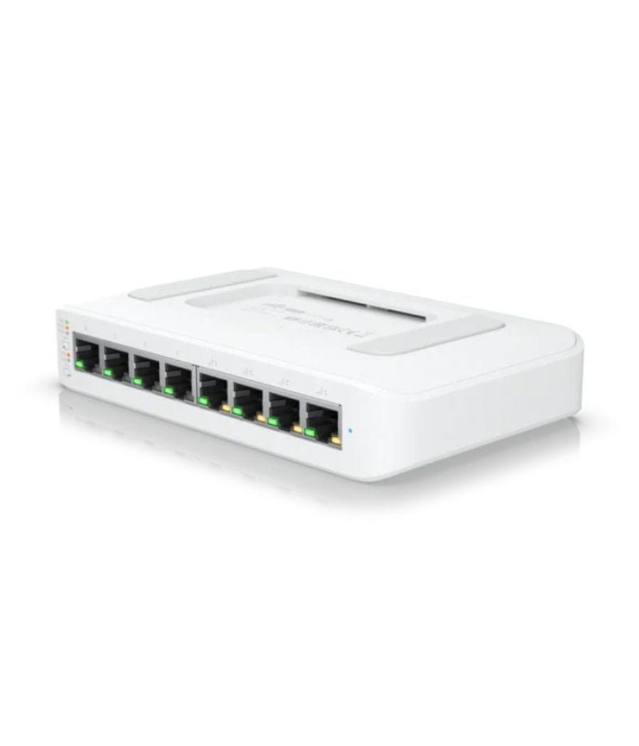 Switch ubiquiti usw-lite-8-poe/ 8 puertos/ rj45 10/100/1000 poe