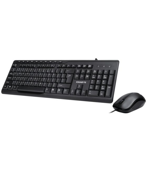 Combo teclado raton gigabyte km6300 negro usb