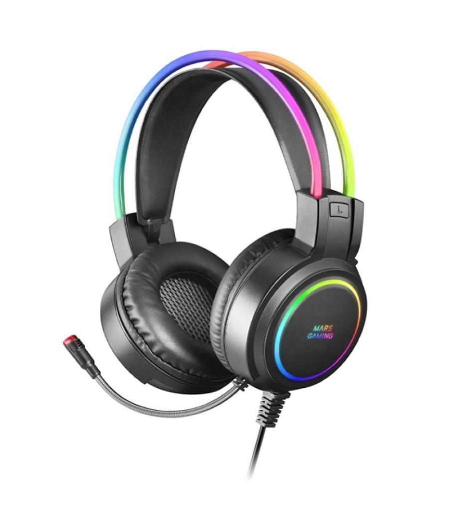 Mars gaming auricular+micro mhrgb pc/ps4-5/ black