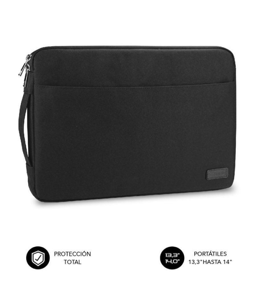 Funda subblim urban laptop sleeve para portátiles hasta 14'/ negra