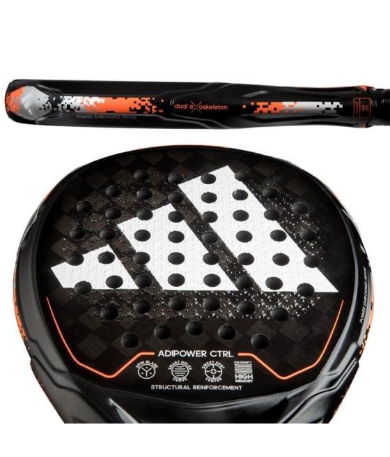 Pala de pádel adidas adipower 3.2 control/ negra (alex ruiz)
