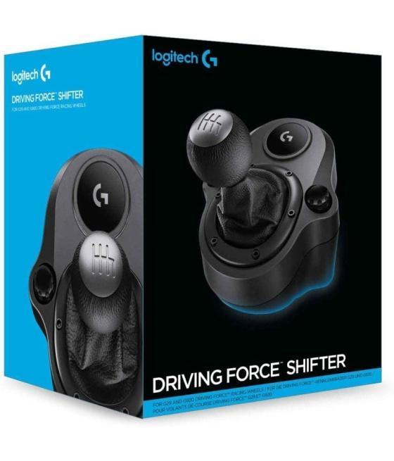 Palanca de cambio logitech driving force shifter para volantes g293 - g920 y g29/ 6 velocidades