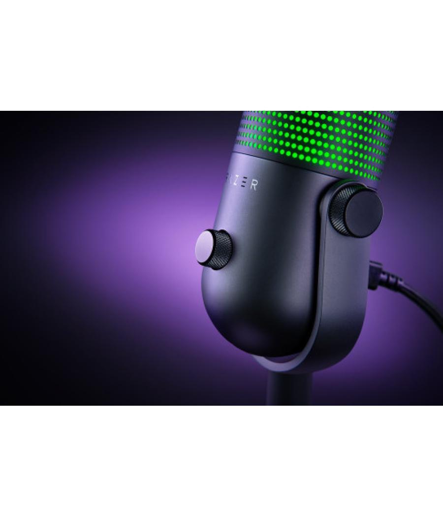 Razer seiren v3 chroma negro micrófono para tableta