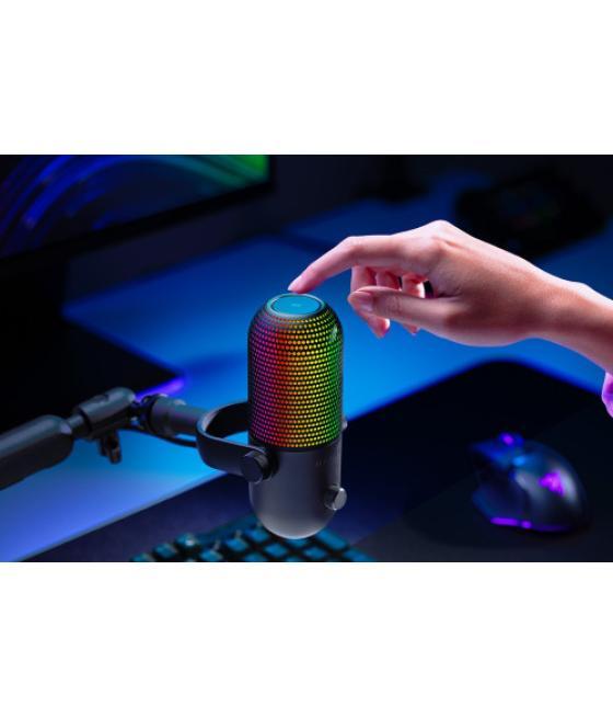 Razer seiren v3 chroma negro micrófono para tableta