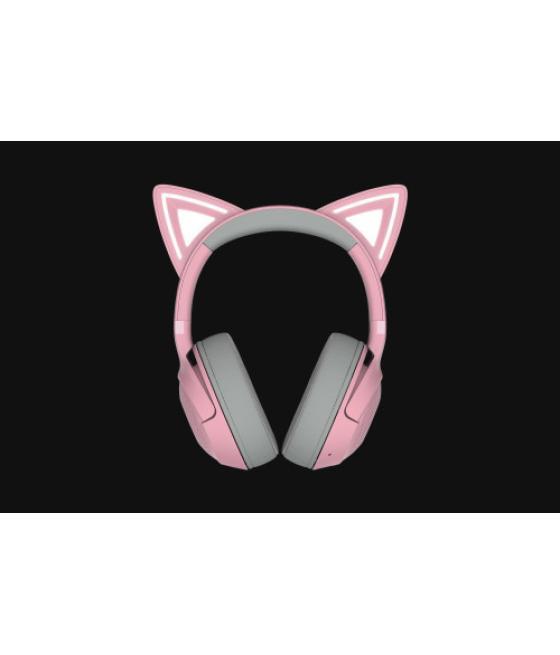 Razer kraken kitty v2 bt auriculares inalámbrico diadema juego bluetooth rosa