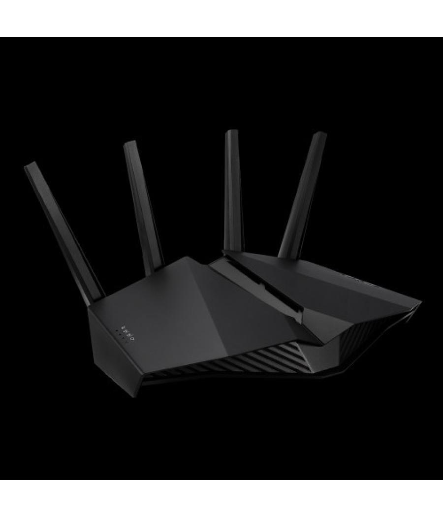 Asus rt-ax82u router inalámbrico doble banda (2,4 ghz / 5 ghz) gigabit ethernet negro