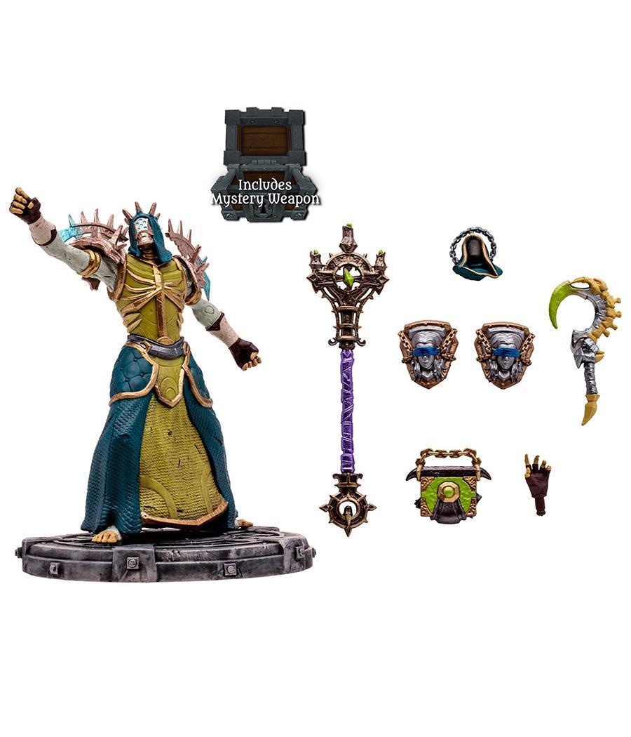 Wfigura mcfarlane toys world of warcraft undead priest & undead warlock 15cm