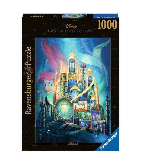 Puzzle ravensburger disney castles - ariel 1000 piezas