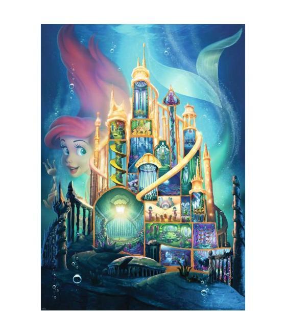 Puzzle ravensburger disney castles - ariel 1000 piezas