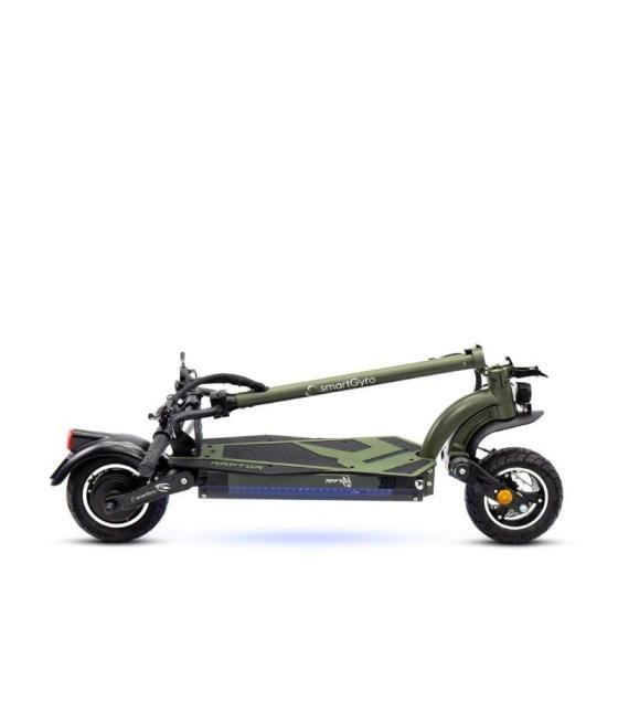 Patinete eléctrico smartgyro raptor certificado/ motor 1000w/ ruedas 10'/ 25km/h /autonomía 70km/ army