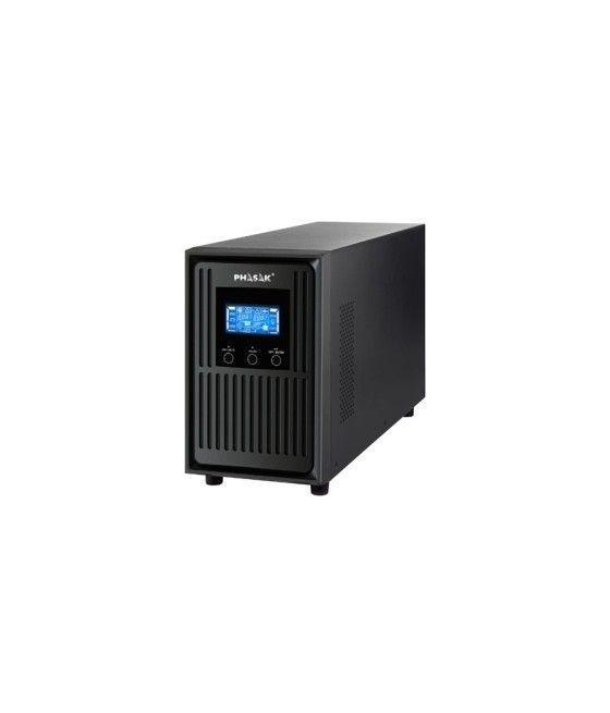 Phasak - SAI PH 9220 - Online - 2KVA/1800W - Formato Torre - 3 Schuko - LCD - RS232-USB - Baterias 4x9Ah - Imagen 1