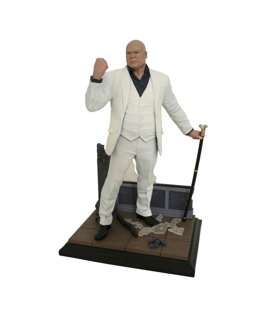 Figura diamond collection gallery marvel hawkeye kingpin diorama