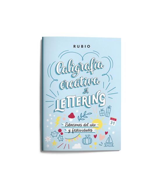 Cuaderno rubio lettering caligrafia creativa estaciones del año y festividades