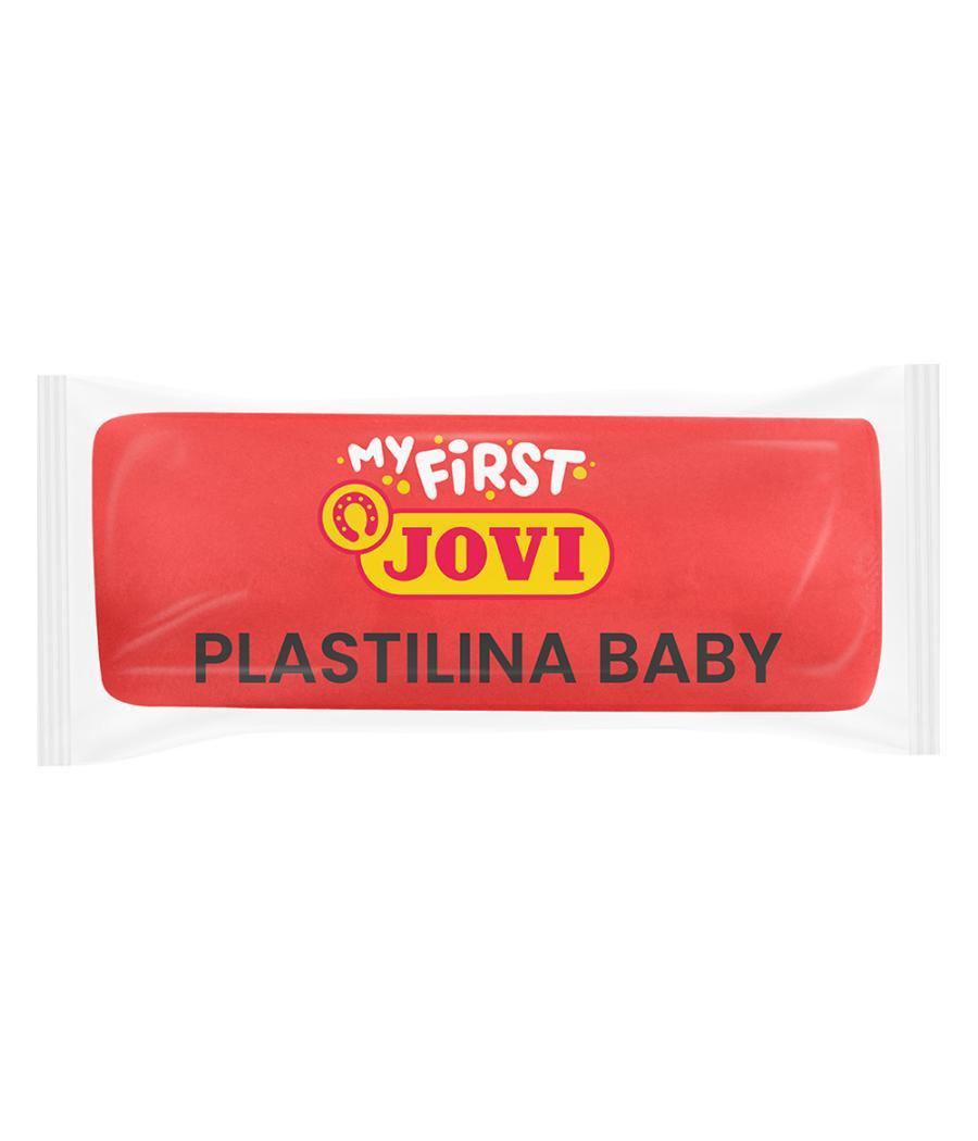 Plastilina jovi my first baby super blanda 38 g color rojo caja de 18 unidades